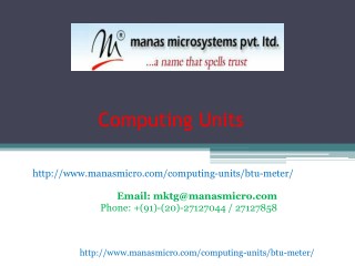 BTU meter | Manas Microsystems Pvt. Ltd.