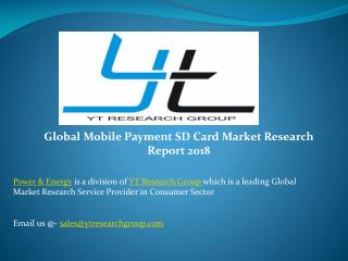 Global Mobile Payment SD Card Market Research Report 2018
