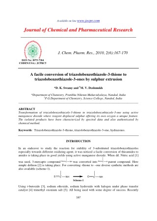 A facile conversion of triazolobenzothiazole-3-thione to triazolobenzothiazole-3-ones by sulphur extrusion