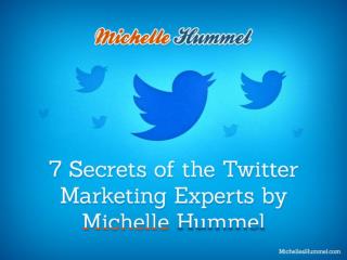 7 Secrets of the Twitter Marketing Experts