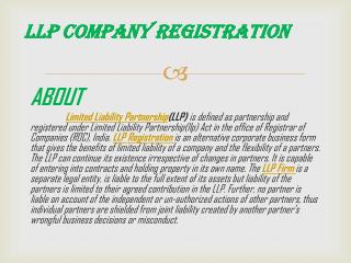 LLP registration