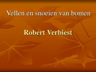 Robert Verbiest