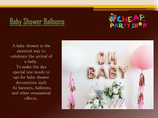 baby shower balloons