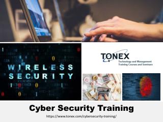 Cyber Security training , certifications on Tonex.com