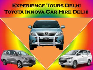 Book Toyota Innova Car on Rent in Delhi