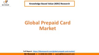 Global Prepaid Card Market Segmentation