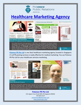 Healthcare Marketing Agency