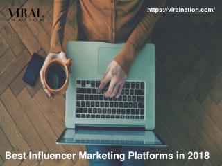 Best Influencer Marketing Platforms in 2018