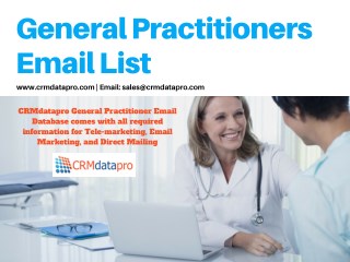 General Practitioners Email List