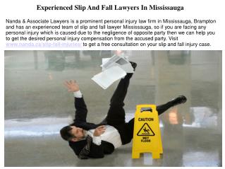 Mississauga Slip And Fall Lawyer