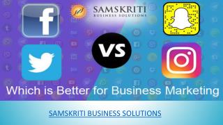 Instagram vs Facebook vs Twitter vs Snapchat: Which is Better for Business Marketing