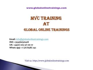 mvc online training PPT download