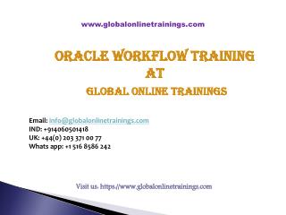 oracle workflow ppt online