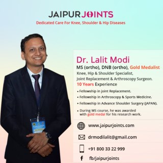 Dr. Lalit Modi is the top hip joint replacement surgeon in Jaipur.