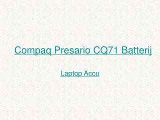 Batterij CQ71,accu CQ71,Adapter CQ71