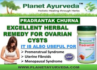 Excellent Natural Remedy For Ovarian Cysts Treatment - Pradrantak Churna