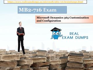 MB2-716 Exam dumps | RealExamDumps MB2-716 Exam Real Dumps - MB2-716 PDF Questions