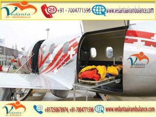 Vedanta Air Ambulance from Guwahati to Delhi is 365 days Available