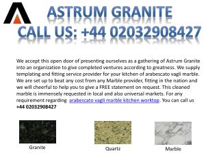 Arabescato Vagli Marble Kitchen Worktop in London | Call 02032908427