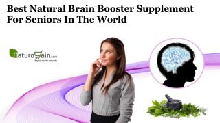 Best Natural Brain Booster Supplement for seniors in the World