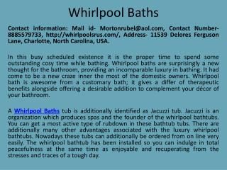 Whirlpool Baths