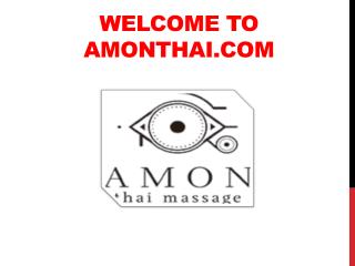 Traditional Thai Massages in Madrid | Amon THAI Massage