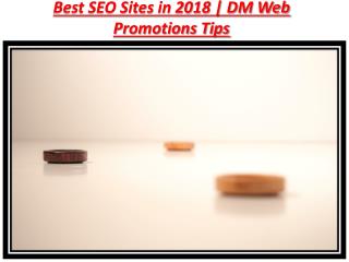 SEO Tips For New Website | DM Web Promotions Tips