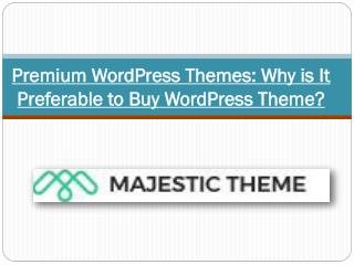Premium word press themes why is it preferable to buy wordpress theme