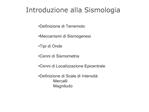 Introduzione alla Sismologia