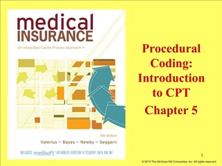 Procedural Coding: Introduction to CPT Chapter 5