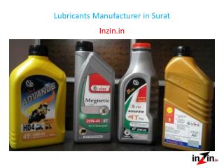 Lubricants Manufacturer in Surat