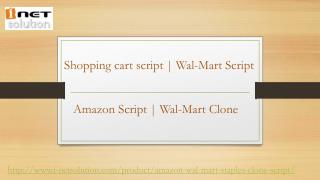 Wal-Mart Clone | Shopping cart script | Wal-Mart Script | Amazon Script