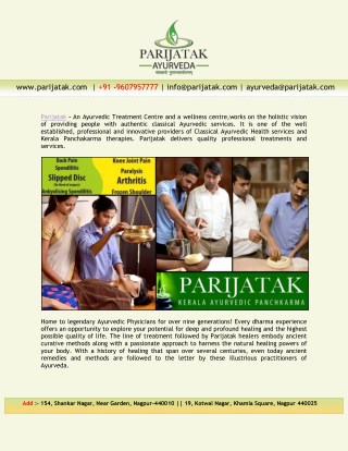 Parijatak Ayurveda Treatment- Pancreatitis And Ayurveda