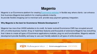 Magento Ecommerce