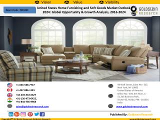 United States Home Furnishing and Soft Goods Market Outlook 2024: Global Opportunity & Growth Analysis, 2016-2024