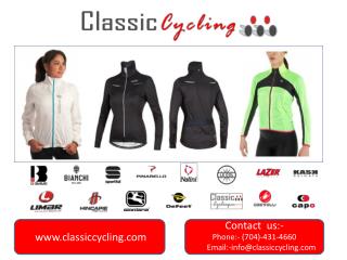 Women's cycling jackets at Classic Cycling