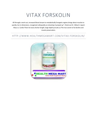 http://www.healthmegamart.com/vitax-forskolin/