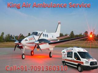King Air Ambulance Service in Bhopal with Doctor Facility
