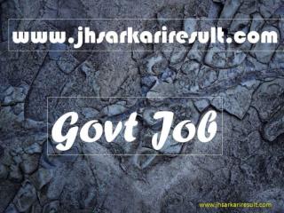 Government Result Answer Key
