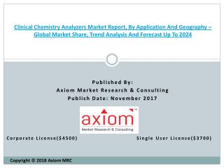 Clinical Chemistry Analyzers Market Research Report 2018 with Manufacturing Process Analysis and Market Concentration Ra