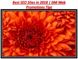 New Website Promotion | DM Web Promotions Tips