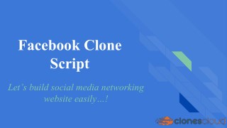 Facebook Clone Script - Build Your Own Social Media Website