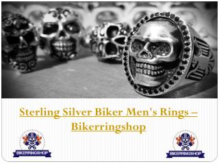 Sterling Silver Biker Men's Rings â€“ Bikerringshop