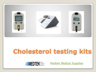 Cholesterol testing kits - Medtek