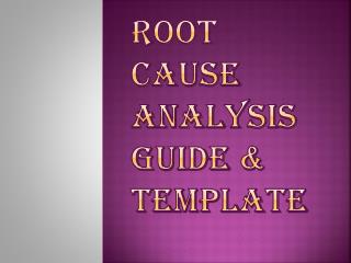Root Cause Analysis Template by Expert Toolkit