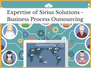 Expertise of Sirius Solutions - Business Process Outsourcing