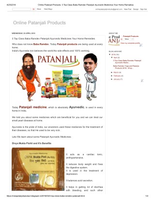 3 Top Class Baba Ramdev Patanjali Ayurvedic Medicines Your Home Remedies