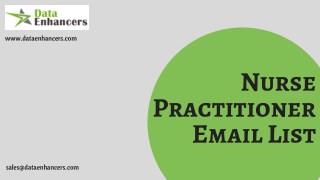 Nurse Practitioner Email List | Nurse Practitioners Mailing Database