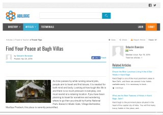 Find Your Peace at Bagh Villas