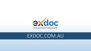 Use EXDOC Services and Tools to Generate Phytosanitary Certificates